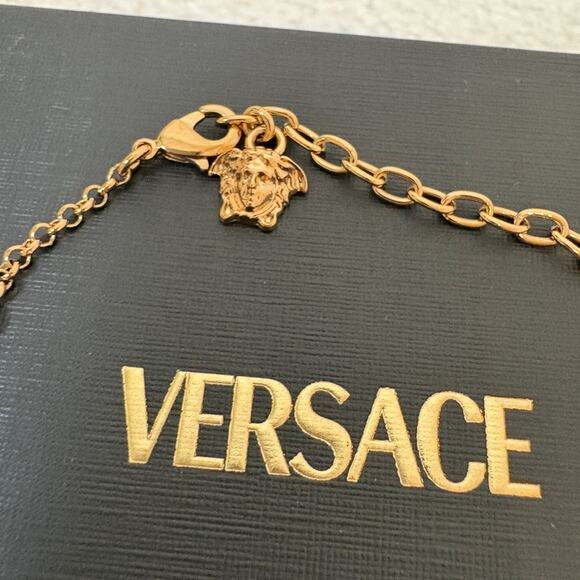 Versace Gold Medusa Bracelet with Crystal Details - Picture 3 of 4